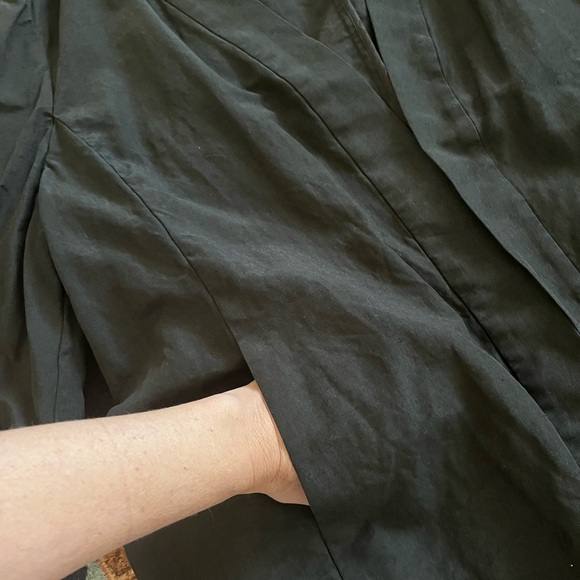 Nurture black silk cotton kimono cardigan drape batwing top blouse XL - Picture 2 of 8